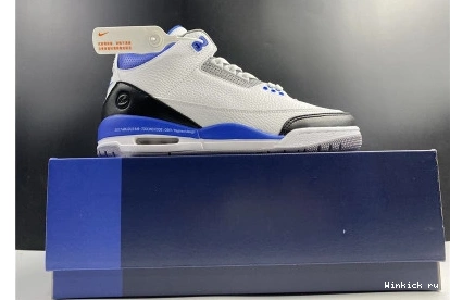 SHOES BLUE RETRO 3 AIR WHITE JORDAN 1108